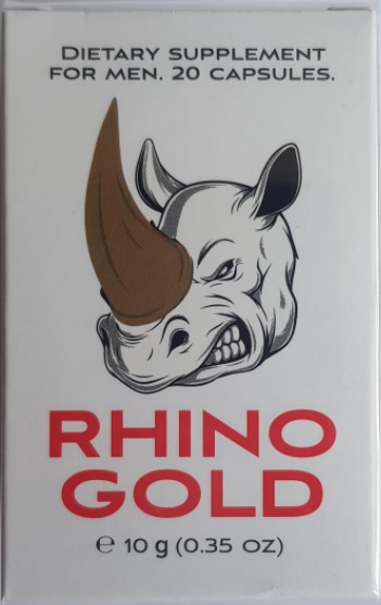 Rhino Gold Capsule - pentru marirea penisului - 20 cps